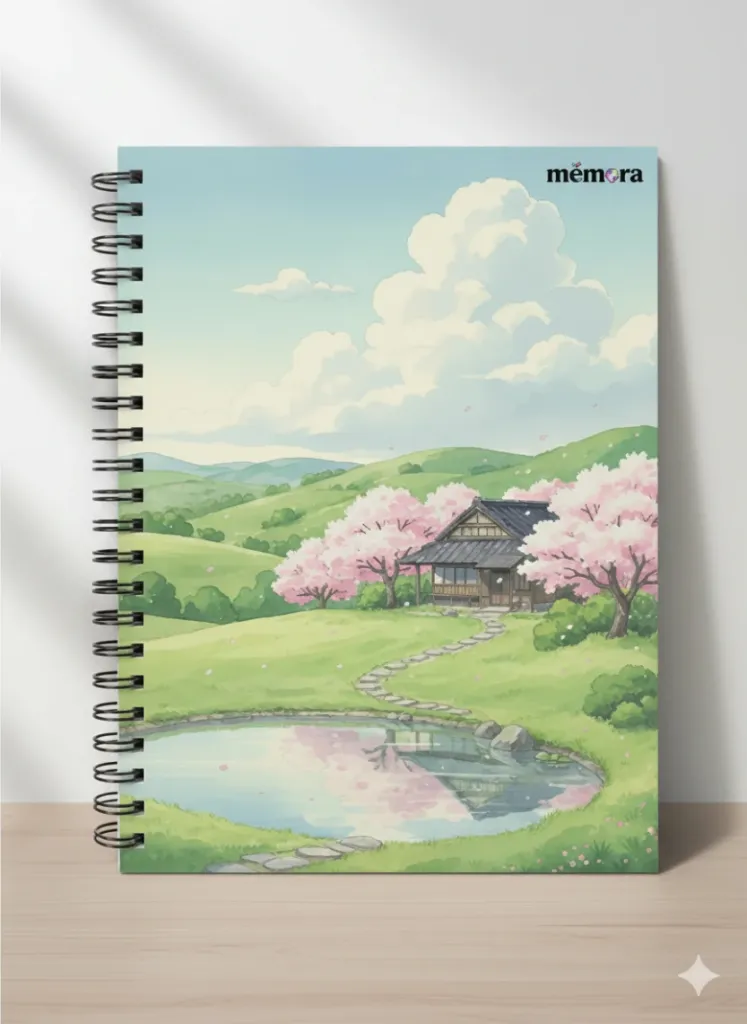 Premium A4 Notebook - CHERRY BLOSSOM